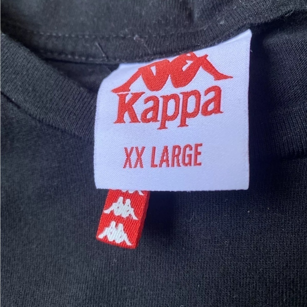 KAPPA T-Shirt‎ 2XLarge | Mens black cotton Shirt | VGC